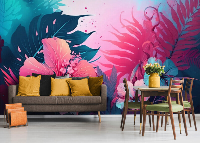 Papier Peint Design - Paysage Tropical