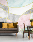 Papier Peint Design - Géométrique Marbre