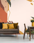 Papier Peint Art & Déco - Feuillage Terracotta