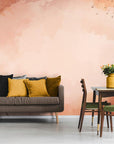 Papier Peint Art & Déco- Rose Terracotta