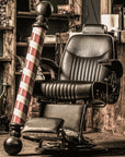 Vintage wallpaper – Authentic barber chair