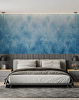 Retro Wallpaper - Soft Blue Baroque Pattern