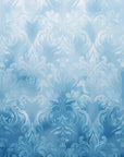 Retro Wallpaper - Soft Blue Baroque Pattern