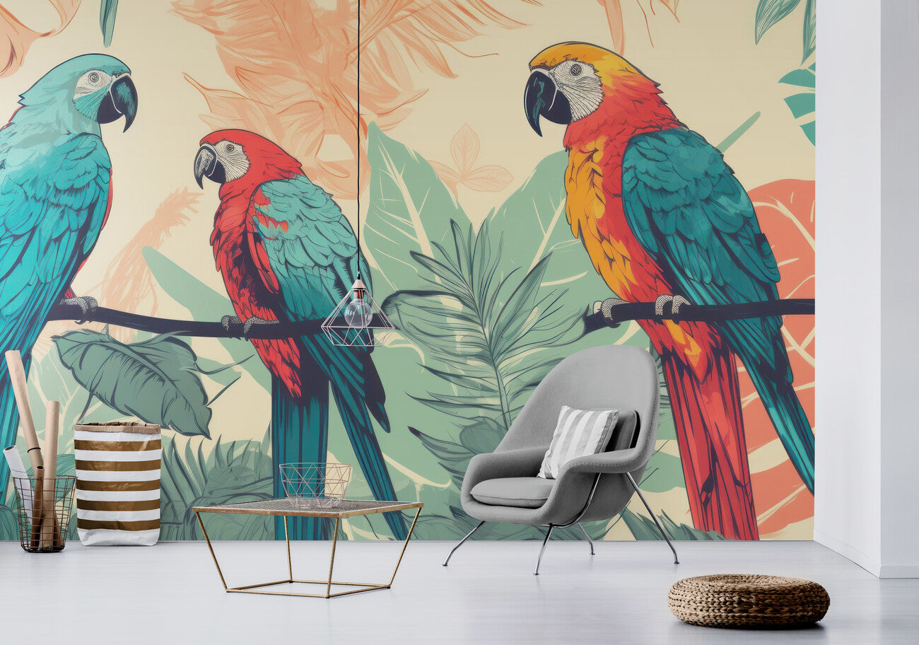 Animal Wallpaper - Exotic Parrots