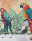 Papier Peint Animaux - Perroquets Exotiques