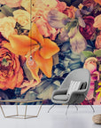 Papier Peint Design - Bouquet De Fleurs