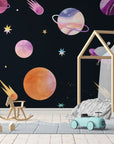 Papier Peint Enfant - Univers Abstrait