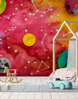 Papier Peint Enfant - Constellations Mystérieuses