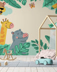 Papier Peint Enfant - Animaux Sauvage