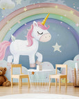 Papier Peint Enfant - Arc-En-Ciel