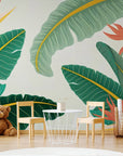 Papier Peint Enfant - Plantes Tropicales Modernes