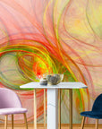 Papier Peint Art & Déco - Spirales Colorées