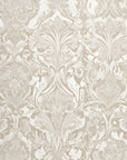 Papier Peint Baroque - Élégance Beige Et Gris