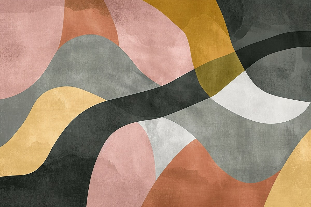 Papier Peint Abstrait - Organique Naturel