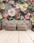 Papier Peint Floral - Mur De Fleurs