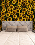Papier Peint Floral - Tournesol Lumineux