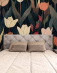 Papier Peint Floral - Tulipes Élégantes