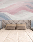 Papier Peint Illustration - Vagues Pastels