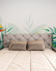 Papier Peint Abstrait - Plantes Tropicales Fleuries
