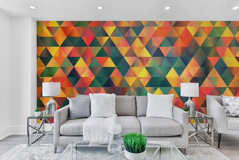 Papier Peint Design - Triangle Géométrique