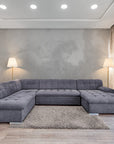 Papier Peint Design - Nuage Gris Doux