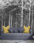 Black and White Wallpaper - Serene Forest