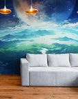 Papier Peint Illustration - Planète Vue De L’espace