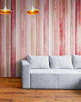 Papier Peint Bois - Rose