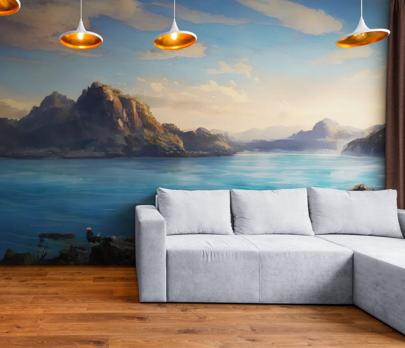 Landscape Wallpaper - Lake at Sunset