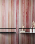 Papier Peint Bois - Rose
