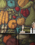 Papier Peint Floral - Fruits Vintage
