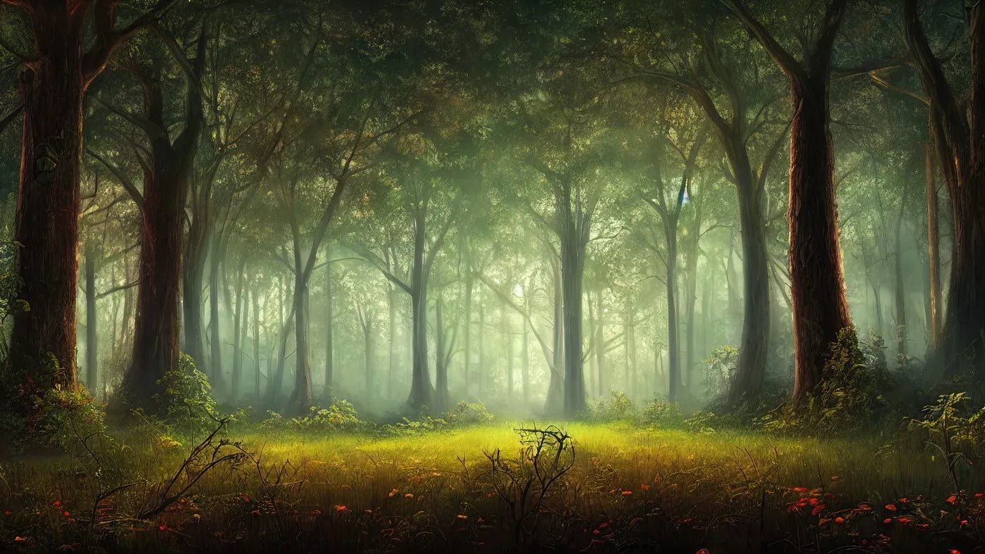 Forest Wallpaper - Enchanting Atmosphere in the Canopy