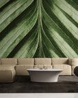 Foliage Wallpaper - Structured Leaf Pattern