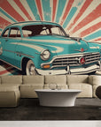 Papier Peint Rétro - Voiture Vintage
