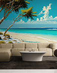 Papier Peint Illustration - Bord De Plage