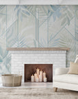 Geometric Wallpaper - Transparent Leaves