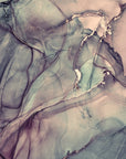 Abstract wallpaper – fluid ink in mineral tones