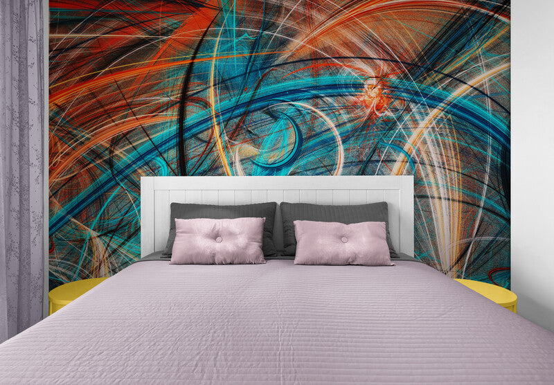 Papier Peint Abstrait - Tourbillons Artistiques