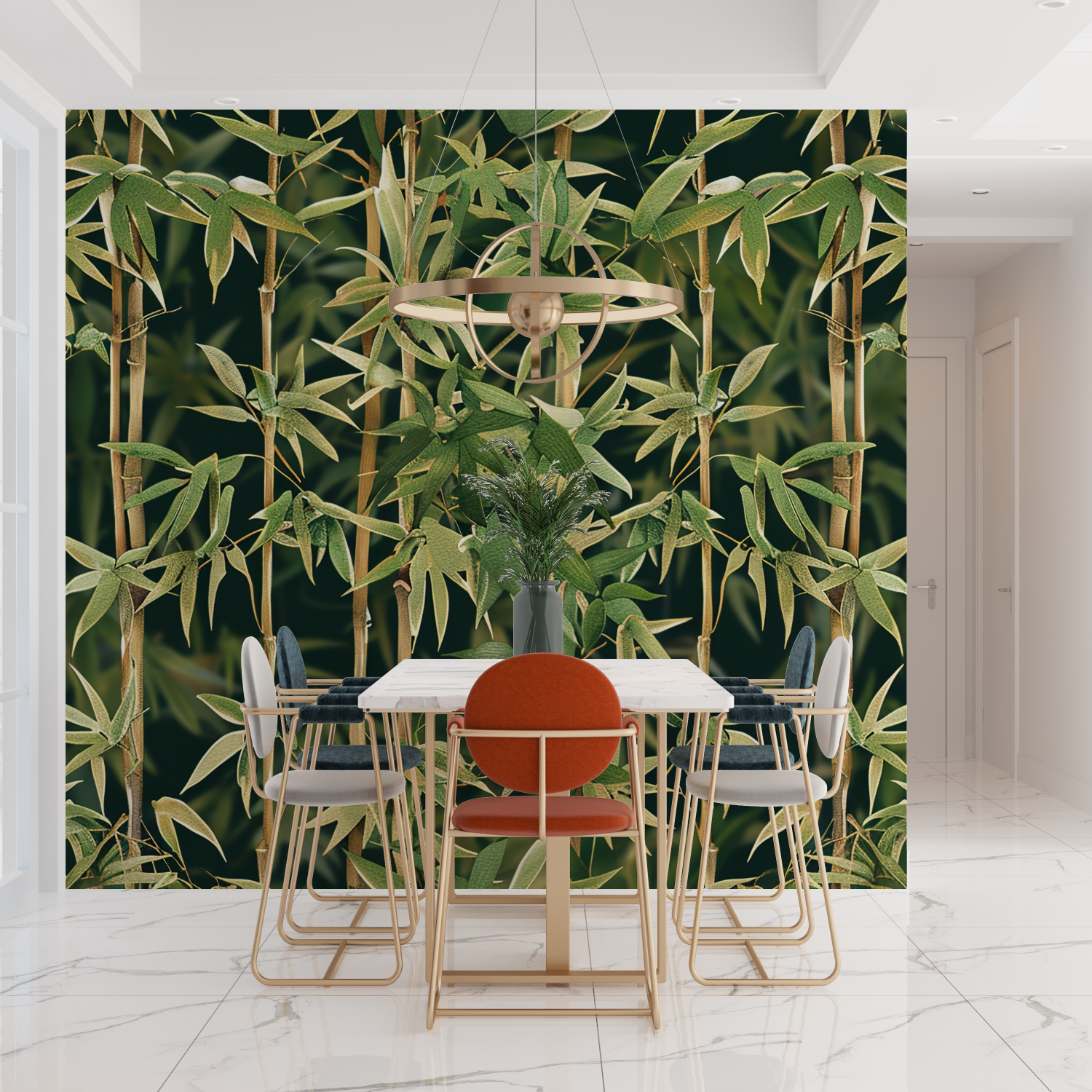 Forest Wallpaper - Golden Bamboos