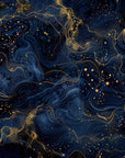 Papier Peint Art & Déco - Tourbillon de Nuit Dorée