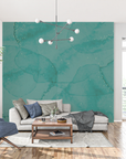 Abstract Wallpaper - Watercolor Texture and Golden Dots