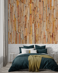 Wood Wallpaper - Bamboo Wall