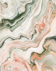 Abstract wallpaper – mineral waves in earthy tones