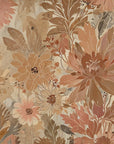 Floral wallpaper – Vintage beige flowers