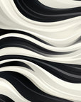 Papier Peint Noir Et Blanc - Vagues