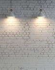 Stone Wallpaper - White Brick Wall Under Lighting