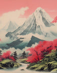 Papier Peint Japonais - Forêt Et Montagnes