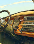 Vintage Car Wallpaper - Oldtimer Dashboard