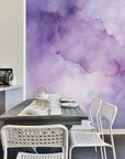 Papier Peint Aquarelle - Nuances Violettes