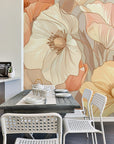 Papier Peint Art & Déco - Mur Floral